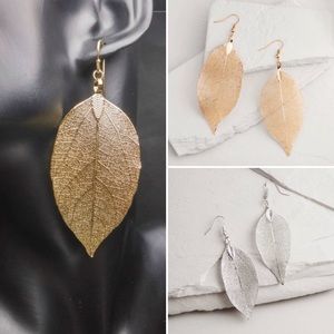 SOLD OUT 🔥 THE SHOP GIRLY | Fall In Love Hand Dipped Leaf Earrings